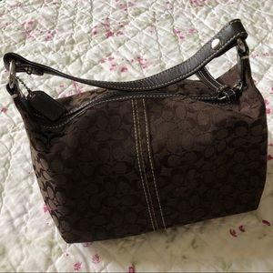 Coach Signature Small Brown Purse